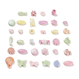 Plastics Beads, Craft Beads,  Mixed Shape