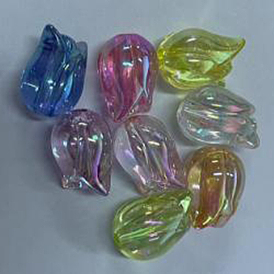 Transparente Acryl Perlen, Tulpe