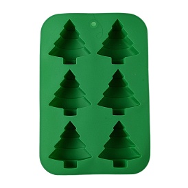 Рождественские елки своими руками, пищевая силиконовая форма, формы для торта (случайный цвет не обязательно соответствует цвету картинки)