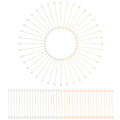 200 шт. 2 цвета 316 штифты для проушины из хирургической нержавеющей стали, двухсторонние наглазники