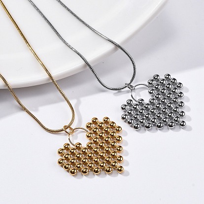 304 ожерелья из нержавеющей стали с круглой цепочкой-змейкой для женщин