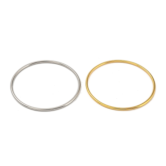 304 bracelet simple en acier inoxydable pour femme