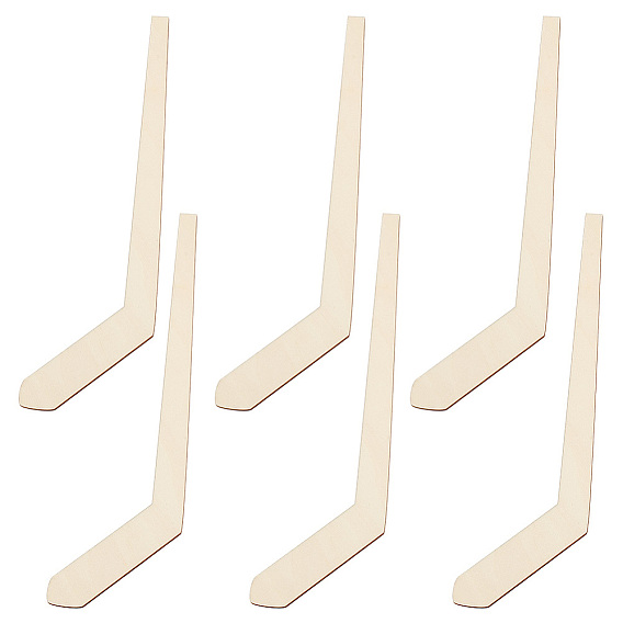 Необработанные деревянные листы, вырезы из хоккейной клюшки