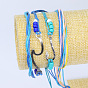 Bohemian Wave Hook Bracelet Handmade Braided Beach Vacation Jewelry
