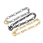 304 Stainless Steel Figaro Chain Bracelets, Ion Plating(IP), with Toggle Clasps