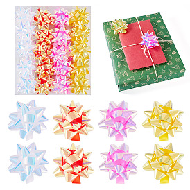 Décorations de fête, applique en plastique arc-en-ciel, fleur