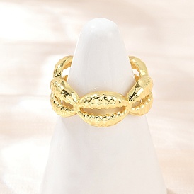 Латунные регулируемые манжеты для женщин, формы раковины, без кадмия и без свинца, стойки покрытие, долговечный