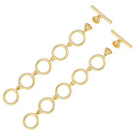 2шт латунные застежки