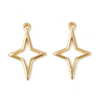 Латунные подвески, звезда, долговечный, без никеля 