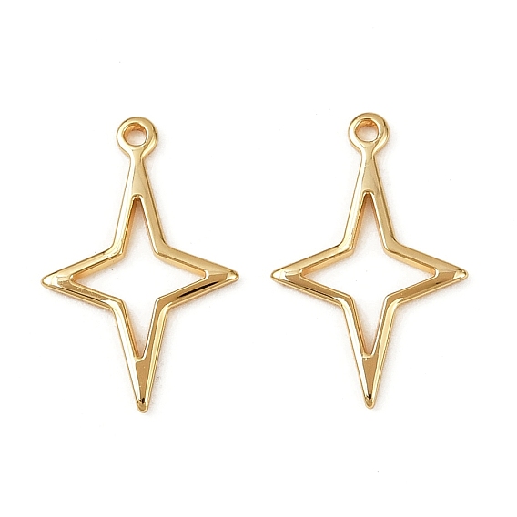 Латунные подвески, звезда, долговечный, без никеля 