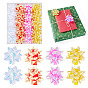 Party Decorations, Rainbow Plastic Applique, Flower