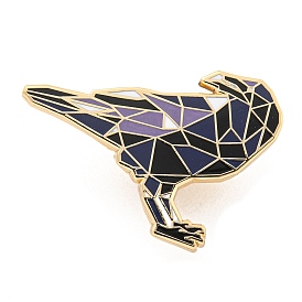 Alloy Enamel Pin Brooch, for Backpack Clothes, Bird