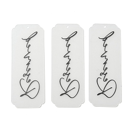 Acrylic Reserved Hanging Signs, for Restaurant, Hotel, Bar, Rectangle