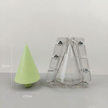 Прозрачные пластиковые формы для свечей, для свечных инструментов, с винтом, форма дерева