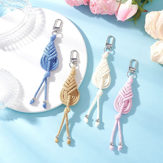 Подвеска из хлопка, с поворотными застежками сплава