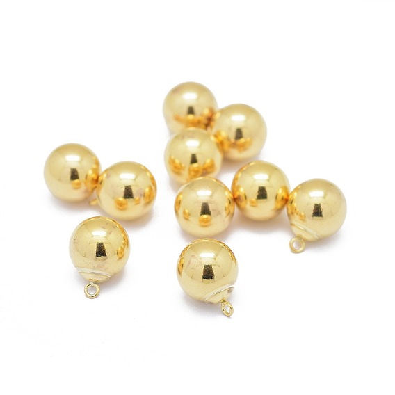 Yellow Gold Filled Charms, 1/20 14K Gold Filled, Cadmium Free & Nickel Free & Lead Free, Ball