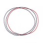 Waxed Polyester Cord Necklace Making, with 304 Stainless Steel Clasps