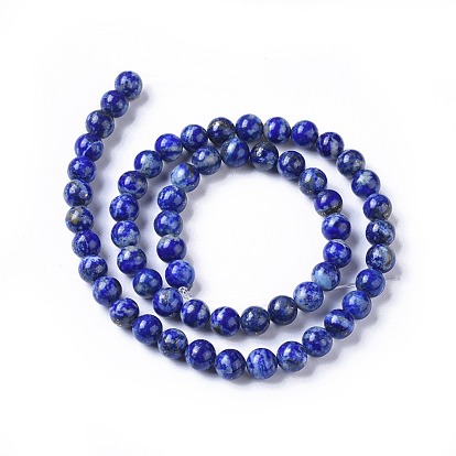 Natural Lapis Lazuli Beads Strands, Round