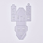 Carbon Steel Cutting Dies Stencils, for DIY Scrapbooking/Photo Album, Decorative Embossing DIY Paper Card, House Pattern