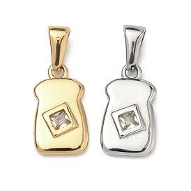 304 из нержавеющей стали горный хрусталь подвески, тост очарование