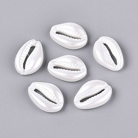 Абс пластмассовые жемчужные подвески, формы раковины