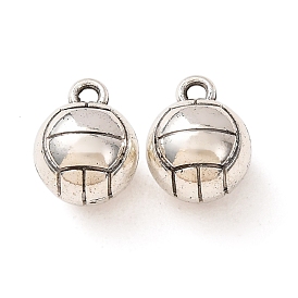 Tibetan Style Alloy Charms, Volleyball Charms
