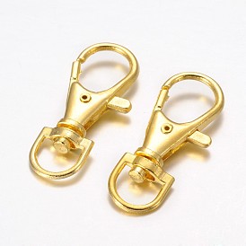 Alloy Swivel Lobster Claw Clasps, Swivel Snap Hook