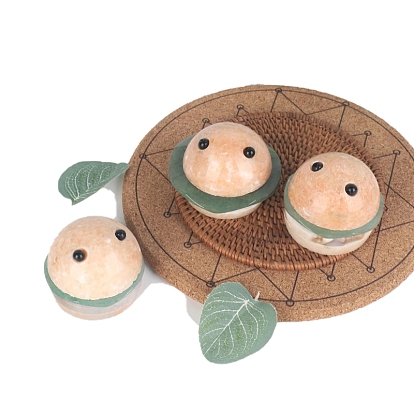 Natural Gemstone Display Decorations, Home Decoration, Hamburger