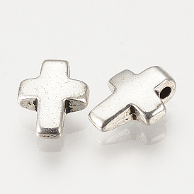 Крошечные подвески-крестики из сплава в тибетском стиле, без кадмия и без свинца