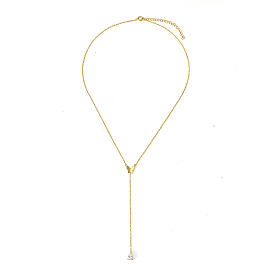 S925 Silver Butterfly Chain Necklace, Rhinestone Tassel Necklaces