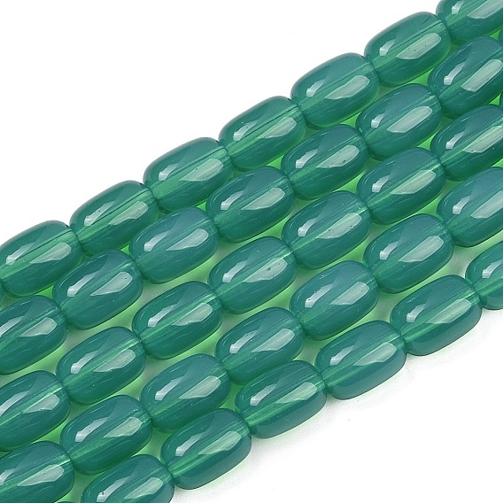 Стеклянные бусины, прозрачное стекло, баррель