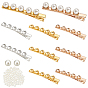 DIY Imitation Pearl Beaded Iron Alligator Hair Clips Making Kit, with Round Acrylic Beads