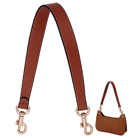 Рукоятки из искусственной кожи, с поворотными застежками сплава, золотые