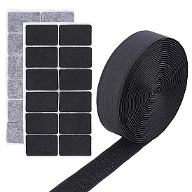 CHGCRAFT Nylon Reusable Cable Straps Cable Ties & Felt Pad Stickers