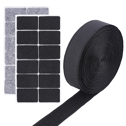 Nylon Reusable Cable Straps Cable Ties & Felt Pad Stickers