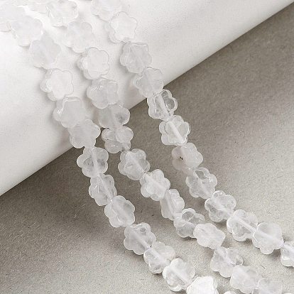 Природных кристаллов кварца бисер нитей, горный хрусталь цветок сливы