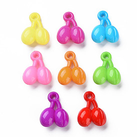Opaque Acrylic Pendants,Cherry