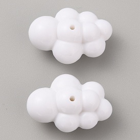 Непрозрачные акриловые бусины, облако