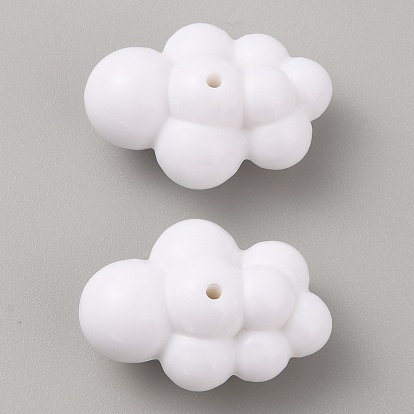 Непрозрачные акриловые бусины, облако