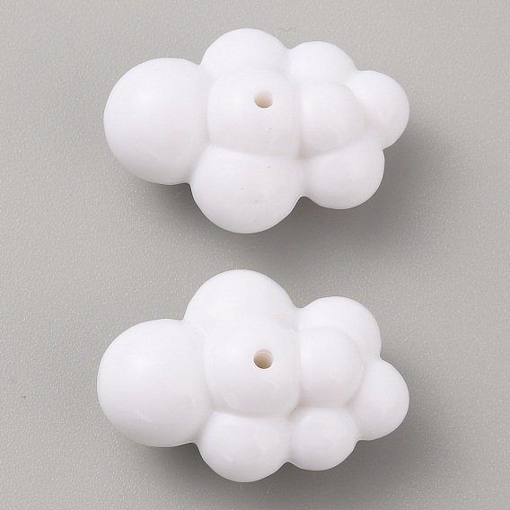Непрозрачные акриловые бусины, облако