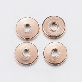 Ion Plating(IP) 304 Stainless Steel Spacer Beads, Donut