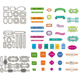 Углеродистая сталь разрезает трафареты, для diy scrapbooking, Фотоальбом, декоративная бумага для тиснения, цвет нержавеющей стали