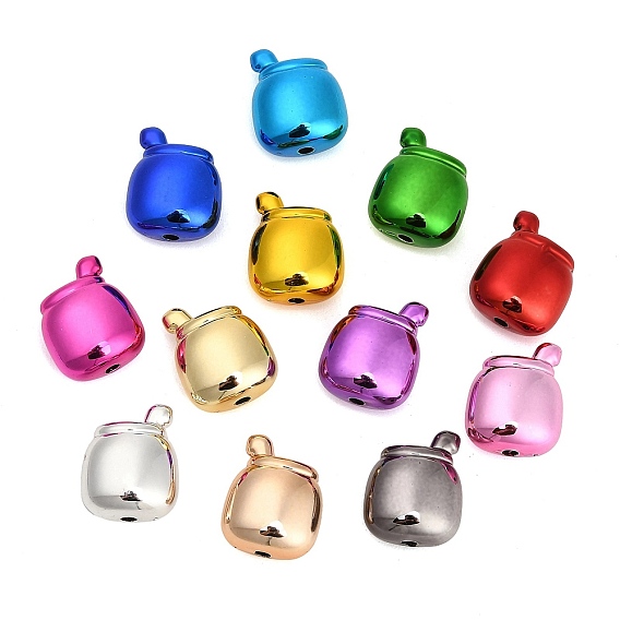 UV Plating Acrylic Beads, Honey Jar