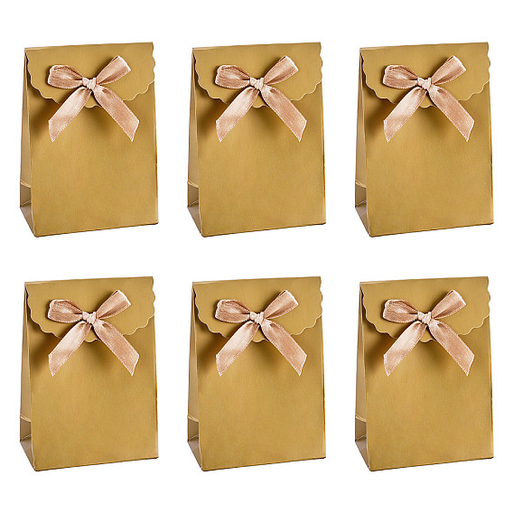 Paper Packing Bags with Bowknot, Rectangle