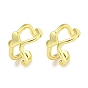 Латунь манжеты серьги, для женщин, сердце