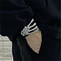 The same style bracelet in the show field, niche design skeleton ghost claw bracelet, female and male funny bracelet