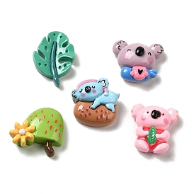 Cute Opaque Resin Decoden Cabochons, for Jewelry Making