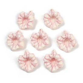 Акриловые бусины имитация бирюзы, цветок