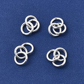 925 Кольца из серебра 925 пробы, тройное кольцо