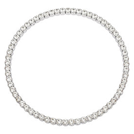 Plastic Bag Handles, with Crystal Rhinestone